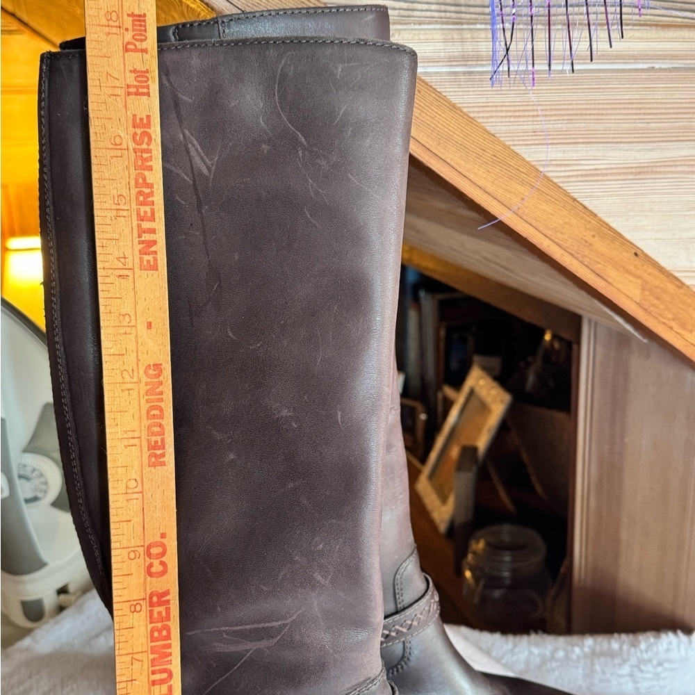 Lucky Brand Brown Leather Knee-High Boots – Size 6 | Classic Riding Style - Picture 5 of 7